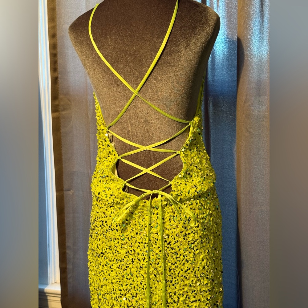 NWT Neon Sequin dress - Picture 10 of 15